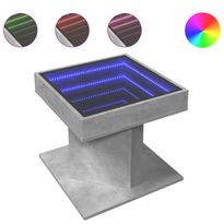 Sohvapöytä LED-valoilla, 50x50x45 cm, eri värejä (38418)