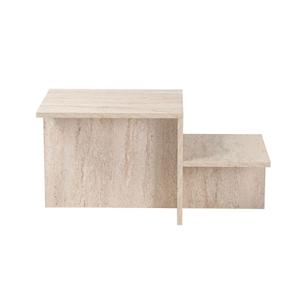 Sohvapöytä Linento Furniture Harmony, traverten-marmorijäljitelmä