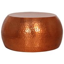 Sohvapöytä messinki Ø55x28 cm alumiini (73374)