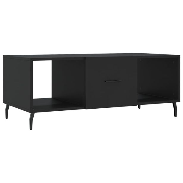 Sohvapöytä musta 102x50x40 cm tekninen puu (29317)