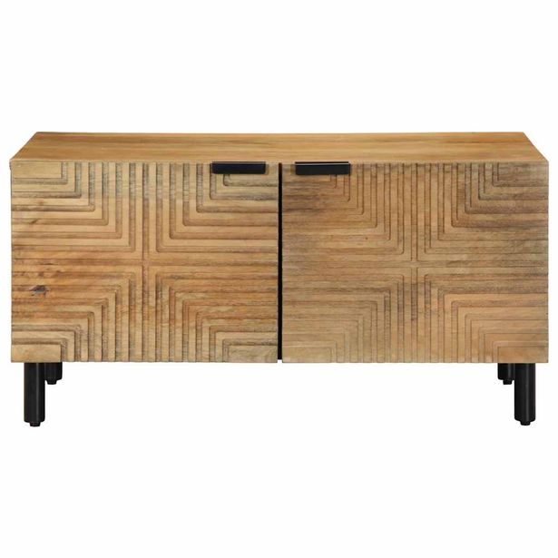 Sohvapöytä Ruskea 80x50x40 cm Massiivipuu Mango (17725)