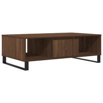 Sohvapöytä ruskea tammi 104x60x35 cm tekninen puu (27099)