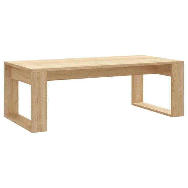 Sohvapöytä Sonoma-tammi 102x50x35 cm tekninen puu (23361)