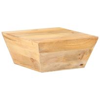 Sohvapöytä V-muoto, 66x66x30cm, eri materiaaleja