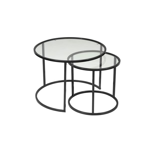 Sohvapöytäsetti Linento Furniture Belarus, musta