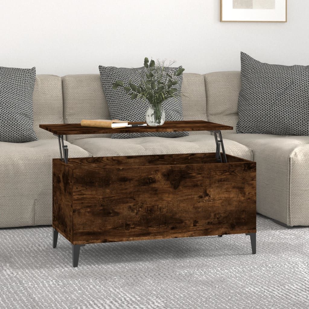 Sohvapyötä 1 90x44,5x45 cm tekninen puu savutammi