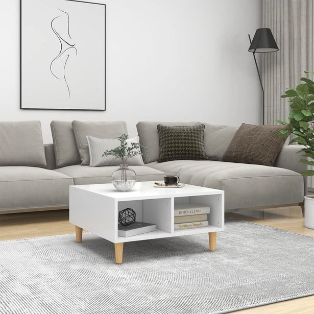 Sohvapyötä 2 60x60x30 cm lastulevy valkoinen