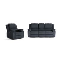Sohvaryhmä Navarro Recliner, 3-istuttava + nojatuoli, kallistettava, eri värivaihtoehtoja (REC31)