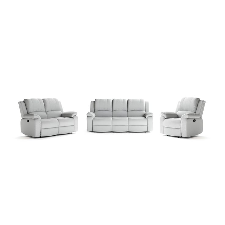 Sohvaryhmä Navarro, Recliner 3+2+1, kallistettava sohva/nojatuoli, eri värivaihtoehtoja (EC321)