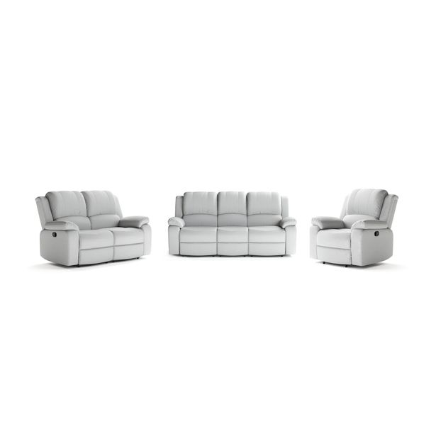 Sohvaryhmä Navarro, Recliner 3+2+1, kallistettava sohva/nojatuoli, eri värivaihtoehtoja (EC321)