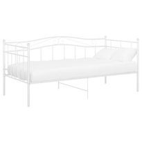 Sohvasängyn runko valkoinen metalli 90x200 cm (24780)