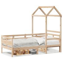 Sohvasänky katoksella täysi mänty, eri kokoja ja värejä (38375)
