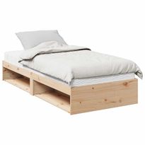 Sohvasänky/Vuodesohva patjalla, massiivipuumäntyä, eri kokoja ja värejä (44414)