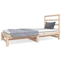 Sohvasänky ulosvedettävä, 2x (90x190)cm, täysi mänty, eri värejä (17129)