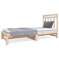 Sohvasänky ulosvedettävä, 2x (90x190) cm, täysi mänty, eri värejä (17131)