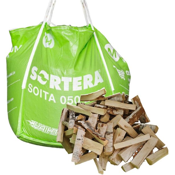 Koivuklapit Sortera Suursäkki, 2m3