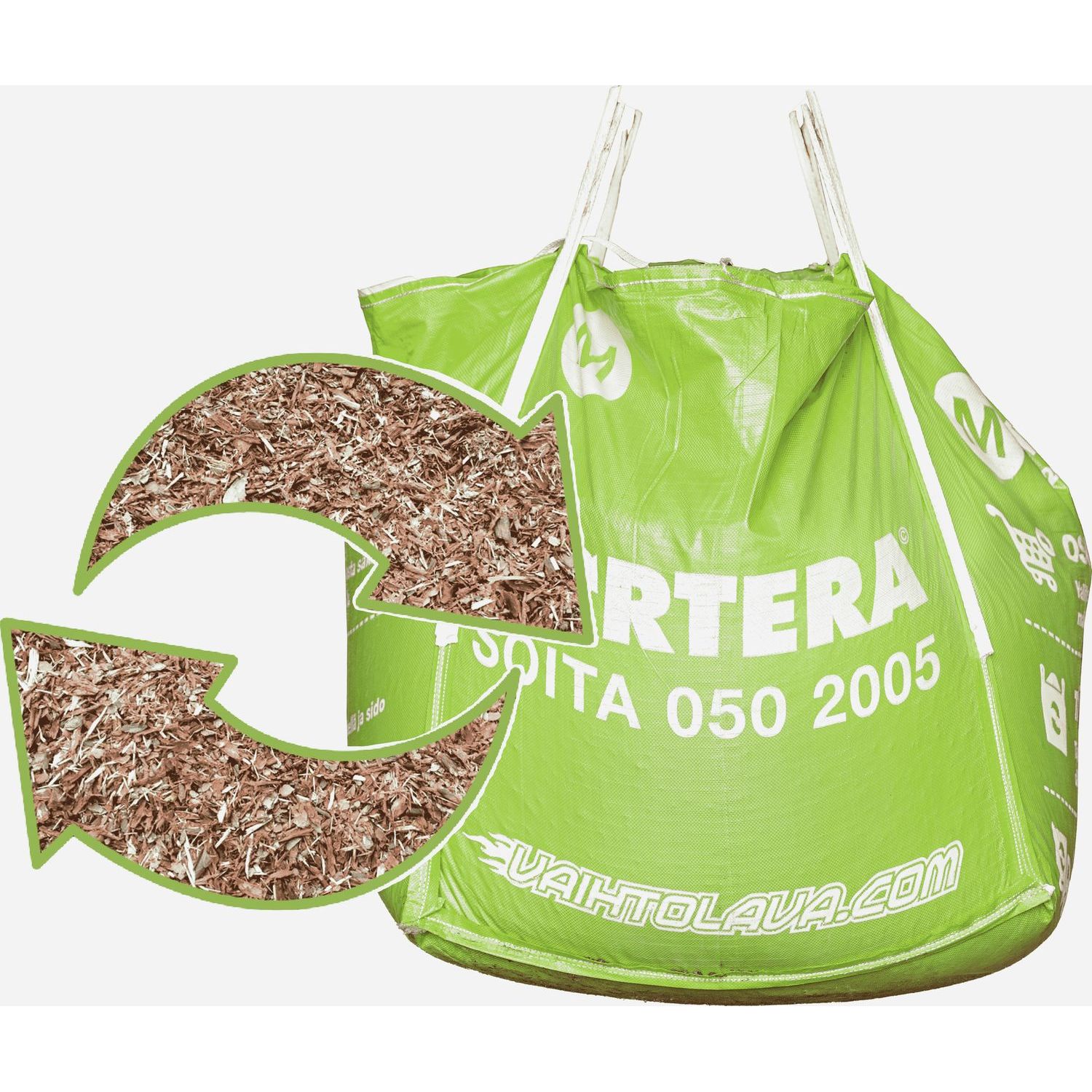 Kuorikate Sortera Suursäkki M, mänty, 1m³