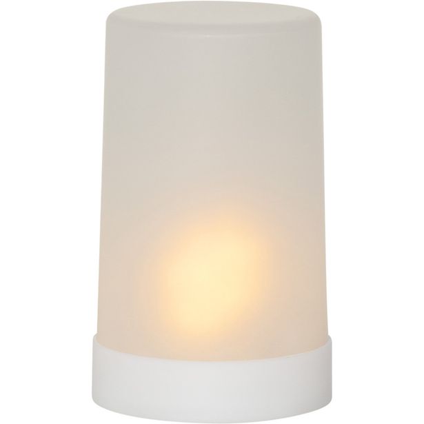 LED-kynttilä Star Trading Flame Candle, 14.5cm, valkoinen