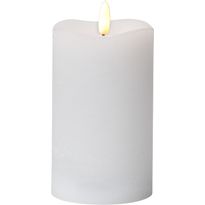 LED-kynttilä Star Trading Flamme, 14cm, valkoinen
