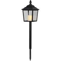 LED-hautalyhty Star Trading Flame, 52cm, musta