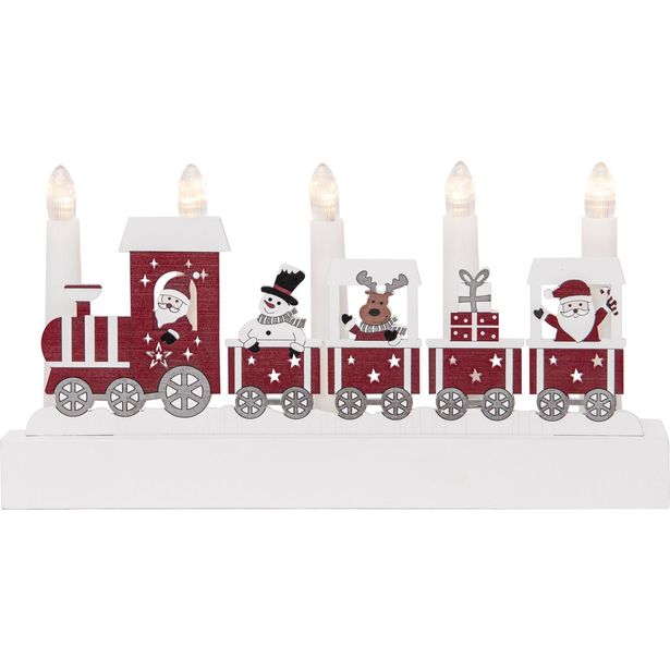 Kynttelikkö Star Trading Jolly, paristokäyttöinen, 5-osainen, 28cm, moniväri