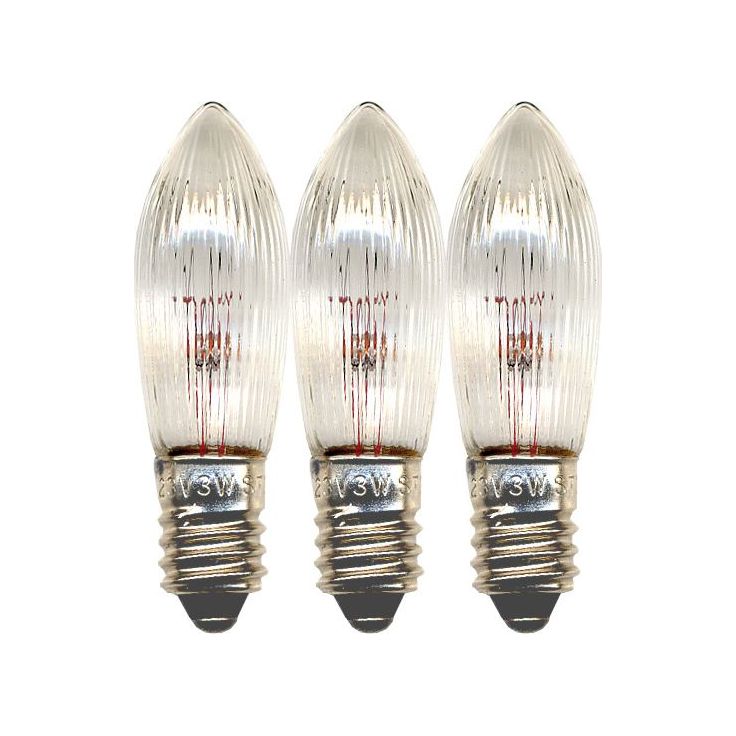 Varalamppu Star Trading 304-55, Ø13x45, E10, 3W, 34V, 3kpl