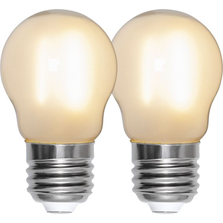 LED-lamppu Star Trading Frosted Filament 339-05, Ø45x78, E27, G45, 1.4W, 2700K, 150lm, 2kpl