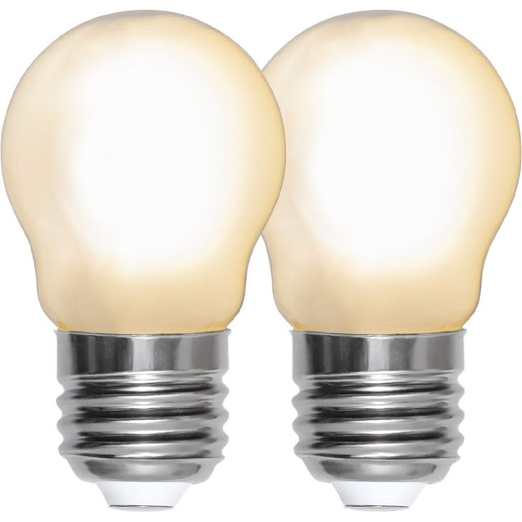LED-lamppu Star Trading Frosted Filament 339-06, Ø45x78, E27, G45, 2.5W, 2700K, 250lm, 2kpl