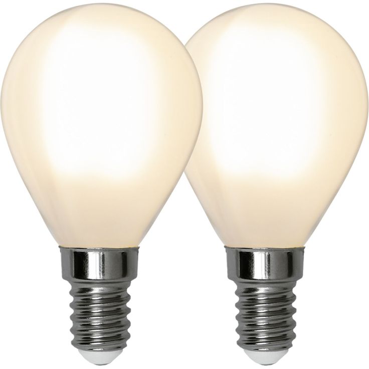 LED-lamppu Star Trading Frosted Filament 339-09, Ø45x80, E14, P45, 2.5W, 2700K, 250lm, 2kpl