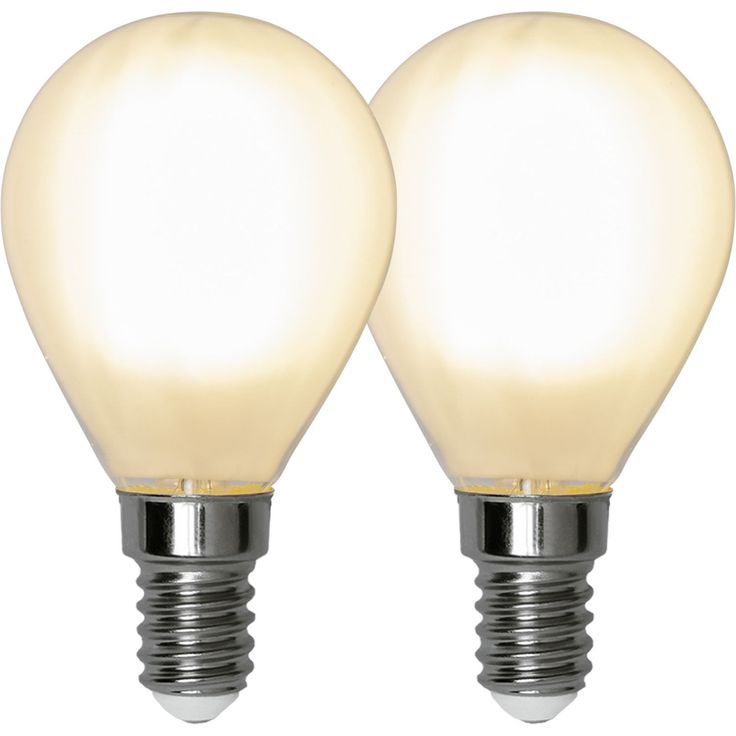 LED-lamppu Star Trading Frosted Filament 339-10, Ø45x80, E14, P45, 4.5W, 2700K, 470lm, 2kpl