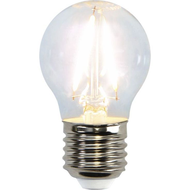 LED-lamppu Star Trading Clear Filament 352-19-1, Ø45x78mm, E27, G45, 1.5W, 2700K, 150lm