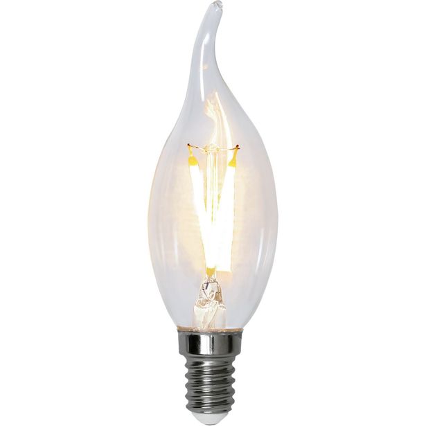 LED-lamppu Star Trading Clear Filament 352-27-1, Ø35x115mm, E14, C35, 1.5W, 2700K, 150lm