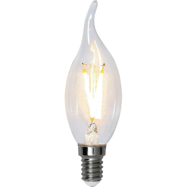LED-lamppu Star Trading Clear Filament 352-27-1, Ø35x115mm, E14, C35, 1.5W, 2700K, 150lm