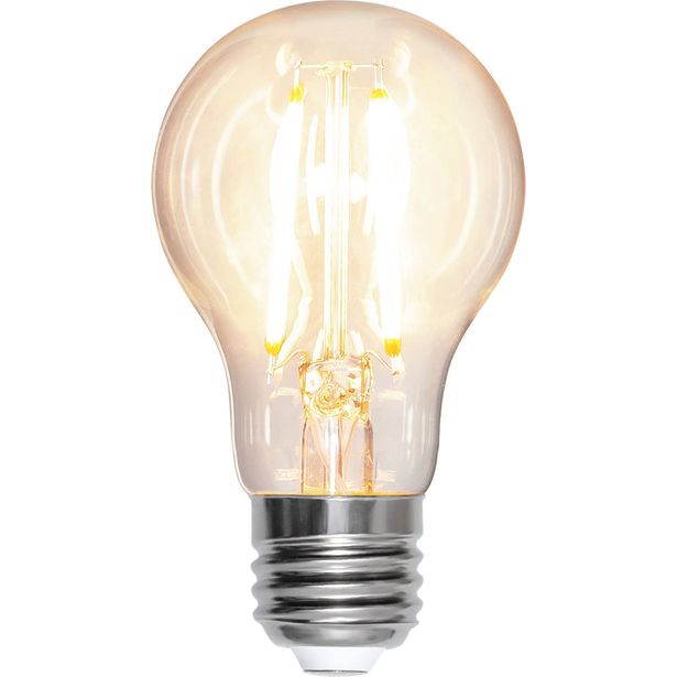 LED-lamppu Star Trading Clear Filament 352-31-7, Ø60x107mm, E27, A60, 7W, 2700K, 810lm