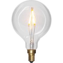 LED-lamppu Star Trading Soft Glow 355-60-1, Ø80x124mm, E14, G80, 1.5W, 2100K, 100lm