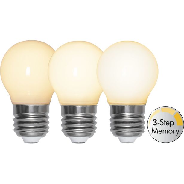 LED-lamppu Star Trading Opaque Filament RA90 3-step 375-82-1, Ø45x78mm, E27, G45, 4W, 2700K