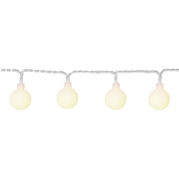 LED-valosarja Star Trading Berry, 735 cm, opaalivalkoinen