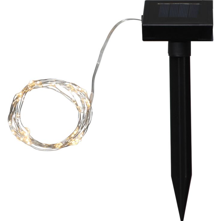 Aurinkokennovalosarja Star Trading Dew Drop, 500cm, hopea