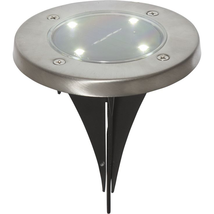 Aurinkokennovalaisin Star Trading Lawnlight, hopea, 3kpl