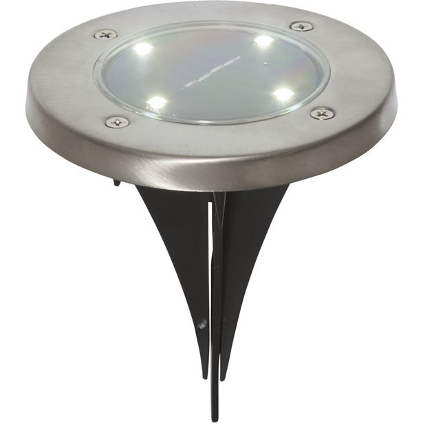 Aurinkokennovalaisin Star Trading Lawnlight, hopea, 3kpl