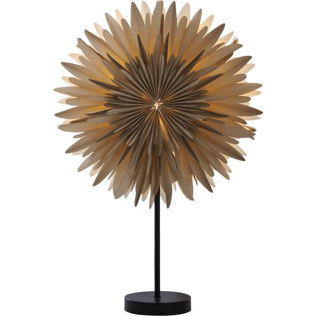 Pöytätähti Star Trading Winter, 60cm, beige