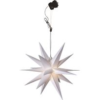 3D LED-valotähti Star Trading Alice, ulkokäyttöön, 60cm, valkoinen