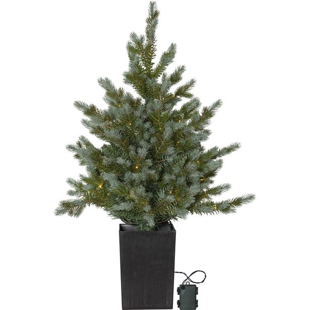 LED-valaistu joulukuusi Star Trading Greyland, 95cm, vihreä