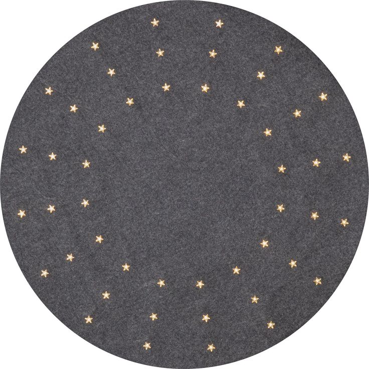 LED-valaistu kuusenalusmatto Star Trading Granne, 80cm, harmaa