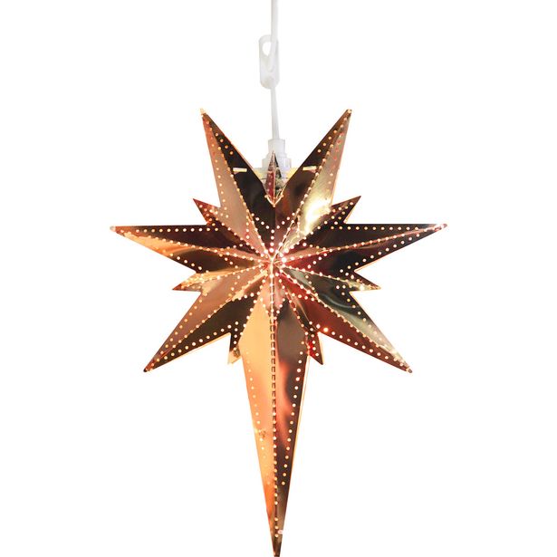 Metallitähti Star Trading Betlehem, 35cm