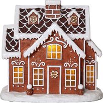LED-valokoriste Star Trading Gingerville, 24.5cm, ruskea