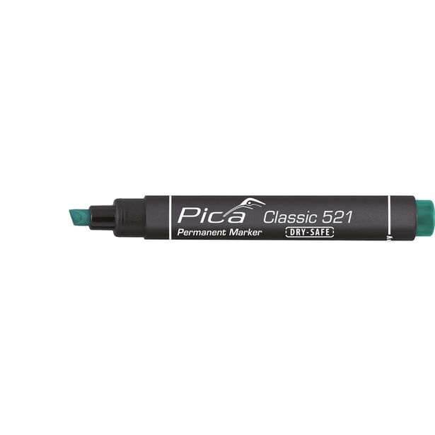 Huopakynä Pica 521 Classic, 2-6mm, vihreä, 10kpl/pkt