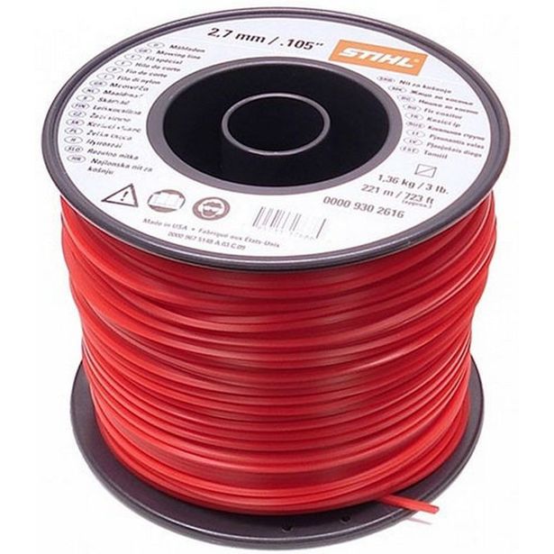 Trimmerin siima Stihl, nailonrulla, 2.7mm, 208m neliö