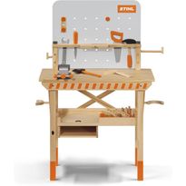Lasten työpöytä Stihl, puutyökaluleluilla