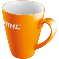Posliinimuki Stihl logolla, 11cm, oranssi